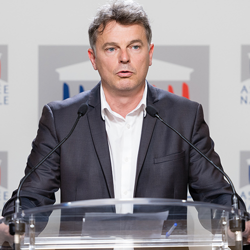 Fabien Roussel, le candidat du rassemblement Pour la paix et la feuille de paie.