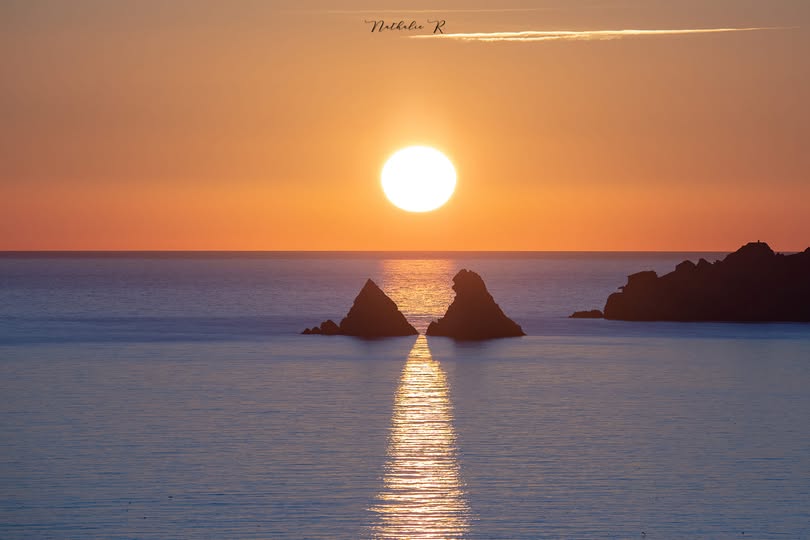  Les 2 freres au coucher du Soleil !