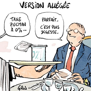 La Taxe ZUCMAN de plus en plus light par les forces de droite ,Macroniste et RN !