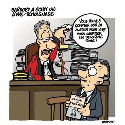 SARKOZY , ecrivain de prison !